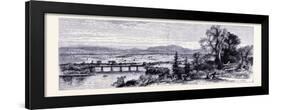 The Valley of Connecticut Seen from Rocky Mountain United States of America-null-Framed Giclee Print