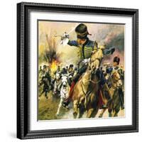 The Valley of Death - the Charge of the Light Brigade-English School-Framed Giclee Print