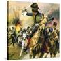 The Valley of Death - the Charge of the Light Brigade-English School-Stretched Canvas