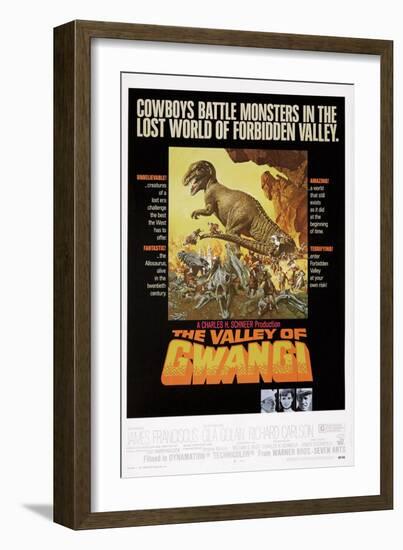 The Valley of Gwangi-null-Framed Art Print