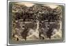 The Valley of Kedron and the Village of Siloam, Outside the Wall of Jerusalem, Palestine, 1896-Underwood & Underwood-Mounted Giclee Print