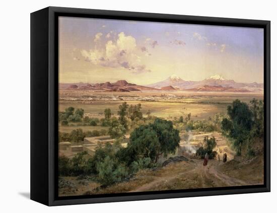 The Valley of Mexico from the Low Ridge of Tacubaya, 1894-Jose Velasco-Framed Stretched Canvas