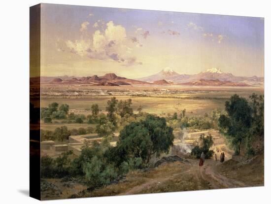 The Valley of Mexico from the Low Ridge of Tacubaya, 1894-Jose Velasco-Stretched Canvas