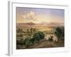 The Valley of Mexico from the Low Ridge of Tacubaya, 1894-Jose Velasco-Framed Giclee Print