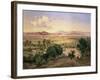 The Valley of Mexico from the Low Ridge of Tacubaya, 1894-Jose Velasco-Framed Giclee Print