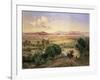 The Valley of Mexico from the Low Ridge of Tacubaya, 1894-Jose Velasco-Framed Giclee Print