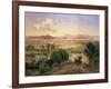 The Valley of Mexico from the Low Ridge of Tacubaya, 1894-Jose Velasco-Framed Giclee Print