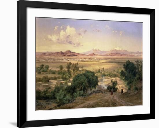 The Valley of Mexico from the Low Ridge of Tacubaya, 1894-Jose Velasco-Framed Giclee Print