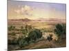 The Valley of Mexico from the Low Ridge of Tacubaya, 1894-Jose Velasco-Mounted Giclee Print