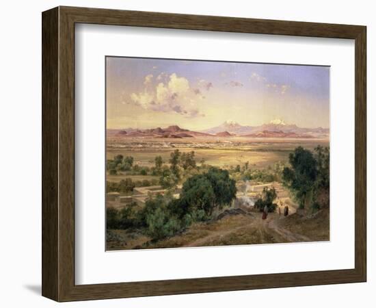 The Valley of Mexico from the Low Ridge of Tacubaya, 1894-Jose Velasco-Framed Giclee Print