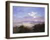 The Valley of Mexico with Volcanoes, 1879-Salvador Murillo-Framed Giclee Print