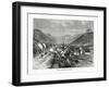 The Valley of Mont-Dore-Les-Bains, France, 19th Century-C Laplante-Framed Giclee Print