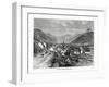 The Valley of Mont-Dore-Les-Bains, France, 19th Century-C Laplante-Framed Giclee Print