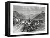 The Valley of Mont-Dore-Les-Bains, France, 19th Century-C Laplante-Framed Stretched Canvas