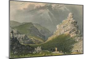 The Valley of Rocks, Near Linton, Devonshire, 1831-Joseph Wilson Lowry-Mounted Giclee Print
