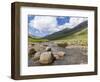 The valley of Saksun. Denmark, Faroe Islands-Martin Zwick-Framed Photographic Print