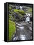 The valley of Saksun. Denmark, Faroe Islands-Martin Zwick-Framed Stretched Canvas