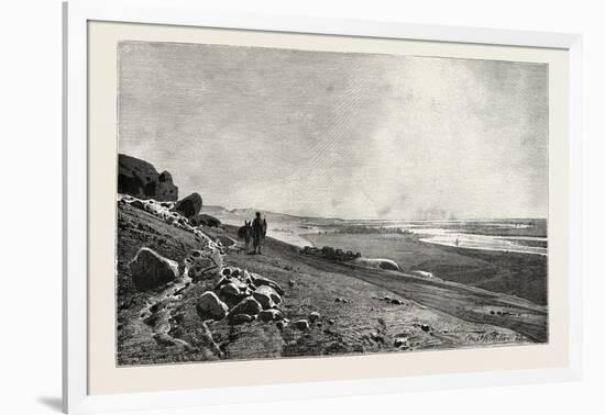 The Valley of the Nile at Beni Hasan. Egypt, 1879-null-Framed Giclee Print