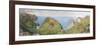 The Valley of the Rocks (W/C and Gouache Heightened with White)-William Henry Millais-Framed Giclee Print