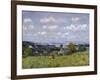 The Valley of the Seine at Saint-Cloud, 1875-Alfred Sisley-Framed Giclee Print