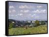 The Valley of the Seine at Saint-Cloud, 1875-Alfred Sisley-Framed Stretched Canvas