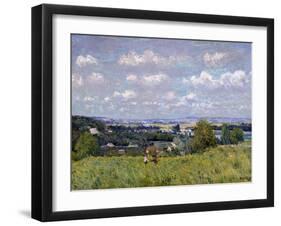 The Valley of the Seine at Saint-Cloud, 1875-Alfred Sisley-Framed Giclee Print