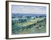 The Valley of the Seine, from the Hills of Giverny, 1892-Theodore Robinson-Framed Giclee Print