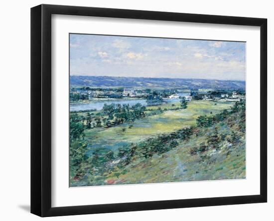 The Valley of the Seine, from the Hills of Giverny, 1892-Theodore Robinson-Framed Giclee Print