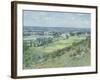 The Valley of the Seine, from the Hills of Giverny, by Theodore Robinson,-Theodore Robinson-Framed Art Print