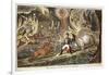 'The Valley of the Shadow of Death' by James Gillray, 1808-null-Framed Giclee Print