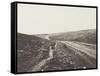 The Valley of the Shadow of Death (vallée de l'ombre et de la mort)-Roger Fenton-Framed Stretched Canvas