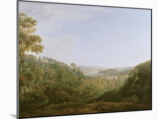 The Valley of the Teign, Devonshire, 1780-Francis Towne-Mounted Giclee Print