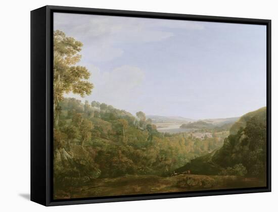 The Valley of the Teign, Devonshire, 1780-Francis Towne-Framed Stretched Canvas