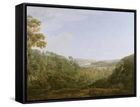 The Valley of the Teign, Devonshire, 1780-Francis Towne-Framed Stretched Canvas