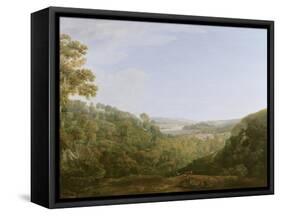 The Valley of the Teign, Devonshire, 1780-Francis Towne-Framed Stretched Canvas