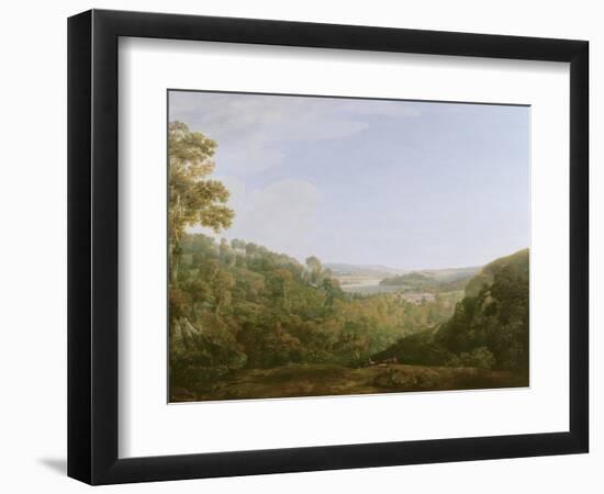 The Valley of the Teign, Devonshire, 1780-Francis Towne-Framed Giclee Print