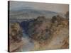 The Valley of the Washburn, Otley Chevin in the Distance-J. M. W. Turner-Stretched Canvas