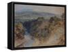 The Valley of the Washburn, Otley Chevin in the Distance-J. M. W. Turner-Framed Stretched Canvas