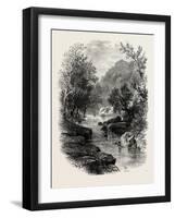 The Valley of the Wharfe, the Forest Scenery Of19th Century-null-Framed Giclee Print