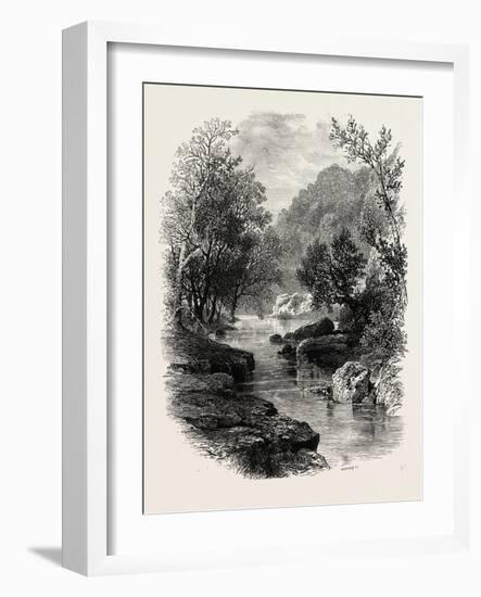 The Valley of the Wharfe, the Forest Scenery Of19th Century-null-Framed Giclee Print