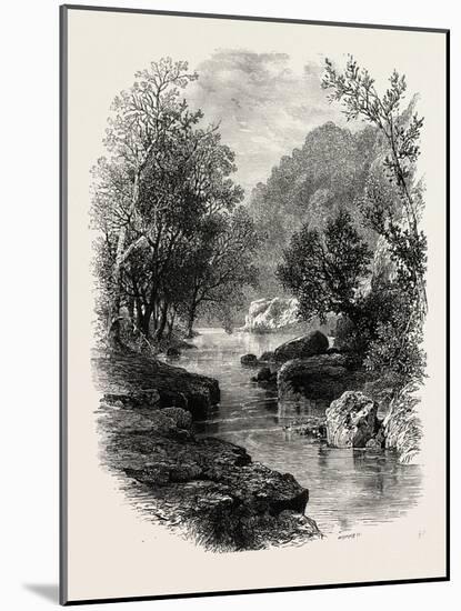 The Valley of the Wharfe, the Forest Scenery Of19th Century-null-Mounted Giclee Print