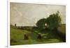 The Valley-Jean-Baptiste-Camille Corot-Framed Giclee Print
