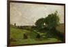 The Valley-Jean-Baptiste-Camille Corot-Framed Giclee Print