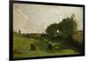 The Valley-Jean-Baptiste-Camille Corot-Framed Giclee Print