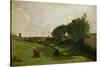 The Valley-Jean-Baptiste-Camille Corot-Stretched Canvas
