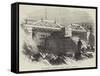 The Valparaiso and Santiago Railway, Bridge at Valparaiso-null-Framed Stretched Canvas