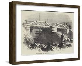 The Valparaiso and Santiago Railway, Bridge at Valparaiso-null-Framed Giclee Print