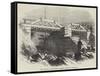 The Valparaiso and Santiago Railway, Bridge at Valparaiso-null-Framed Stretched Canvas