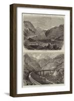 The Valparaiso and Santiago Railway-null-Framed Giclee Print