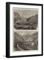 The Valparaiso and Santiago Railway-null-Framed Giclee Print